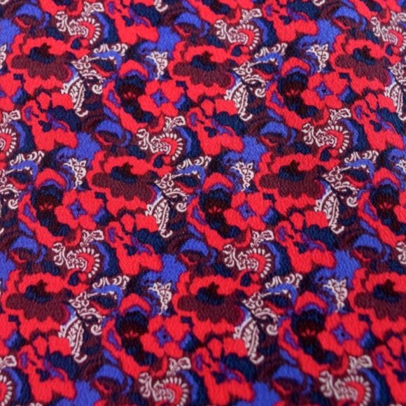 JOIE MEADOW CURRENT 100% SILK ABSTRACT CUTOUT COLD SHOULDER TOP - Picture 4 of 8